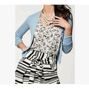 Cabi Top Womens Small Terrace Cami Floral Ruffle Back Sleeveless Flowy Boho 5212